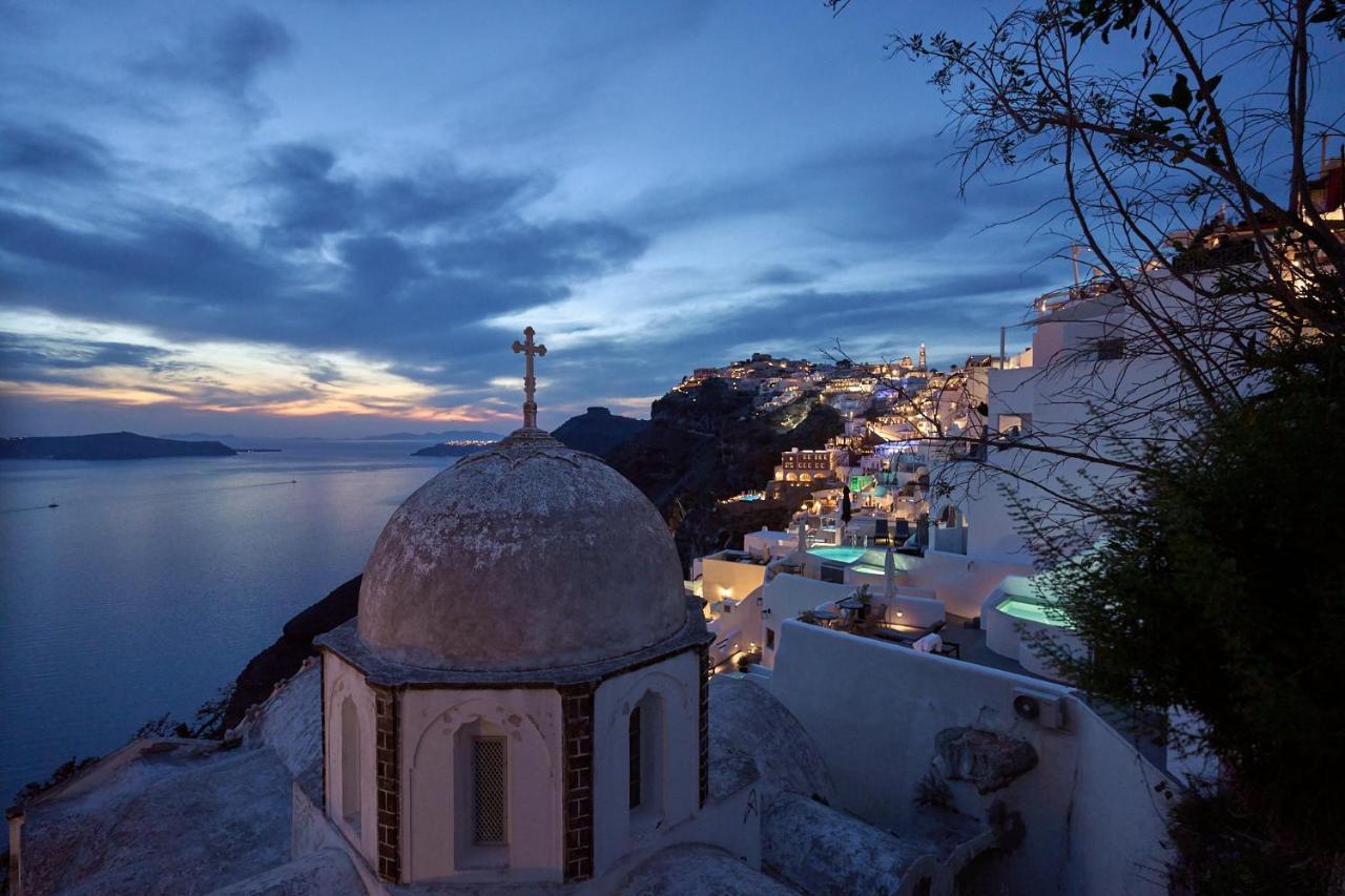 Amphitheater Cave Houses Fira  Esterno foto