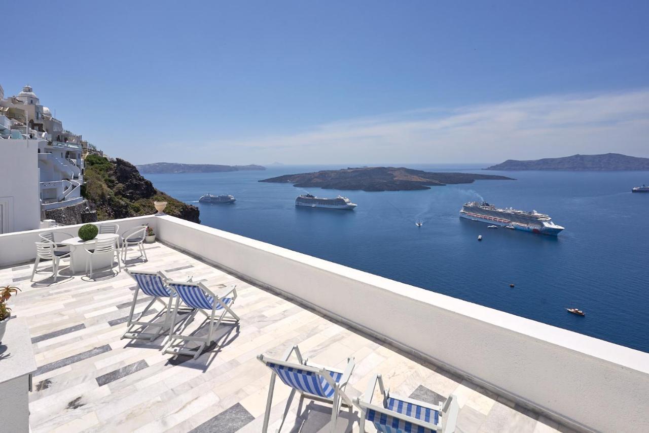 Amphitheater Cave Houses Fira  Esterno foto