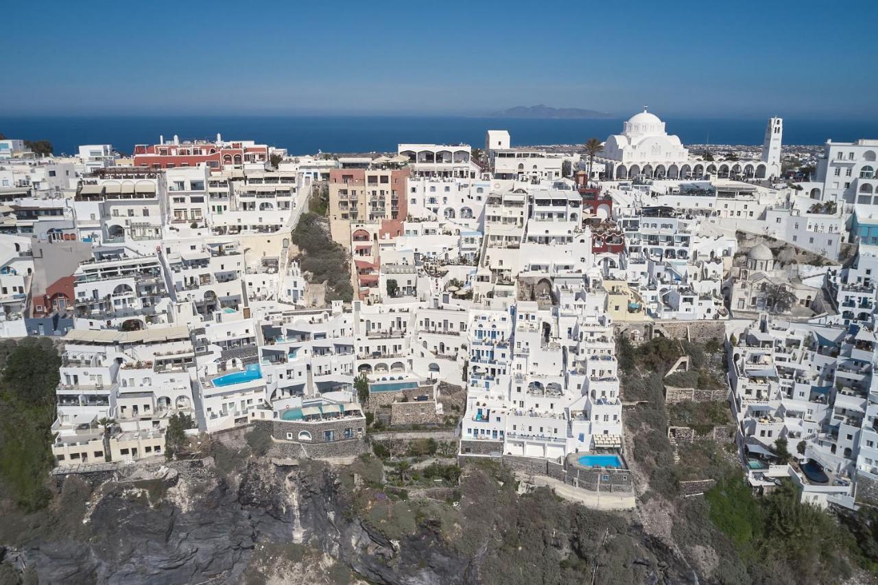Amphitheater Cave Houses Fira  Esterno foto